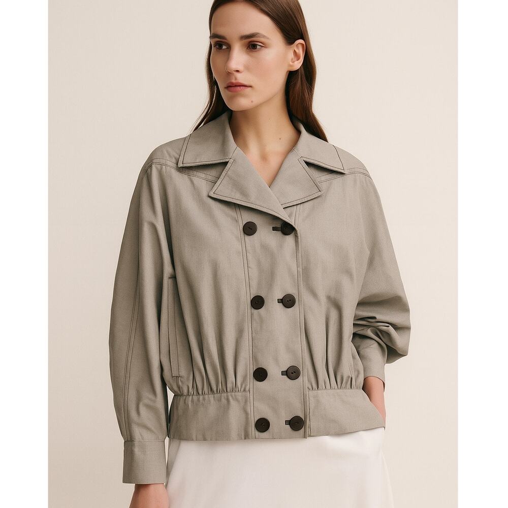 Stella McCartney Micro Check Bubble Jacket